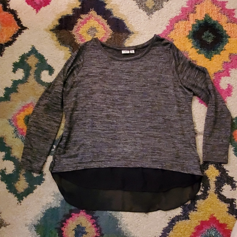 Cato 22/24W Long Sleeve Tunic Sweater